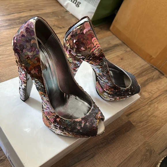 Miu Miu sequin platform heels Size 37 - Picture 3 of 14